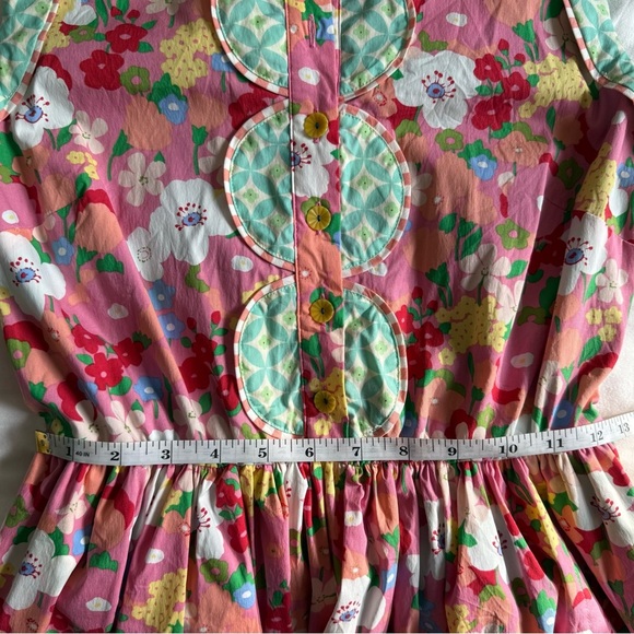 MATILDA JANE Floral Sleeveless Fit & Flare Dress Whimsical Boho Playful XS - Picture 10 of 13